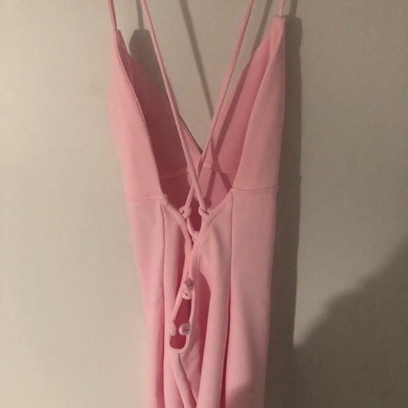 Baby Pink form fitting mini body con dress - Picture 4 of 5